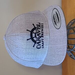 CARAVEL CRAFT BREWERY Snapback, Flat Brim, Wool Blend Ballcap